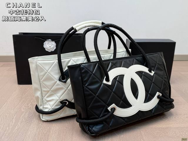 香奈儿Chanel 中古托特包 颜值高集美必入 日常出门旅行首选包包 尺寸44 38