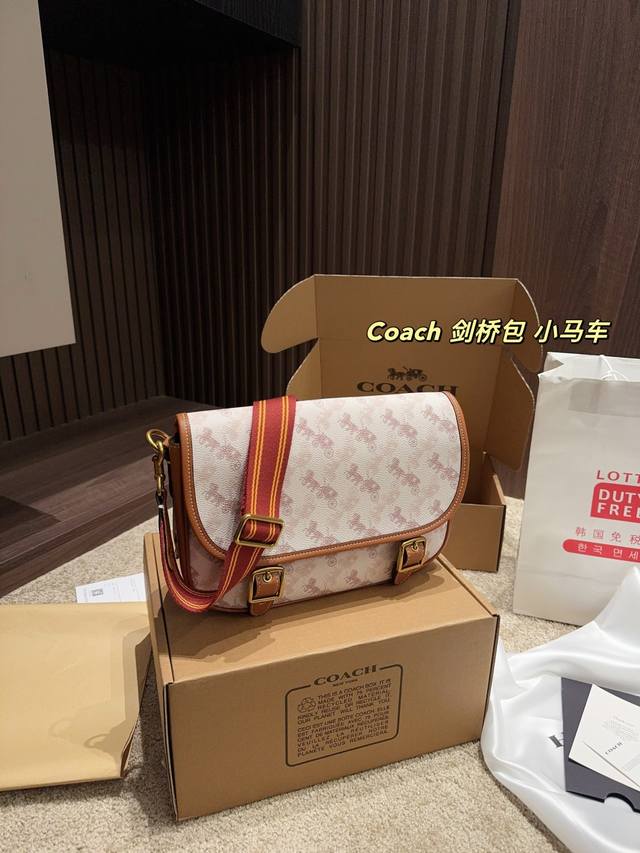 飞机盒尺寸28.18 蔻驰Coach剑桥包 小马车
