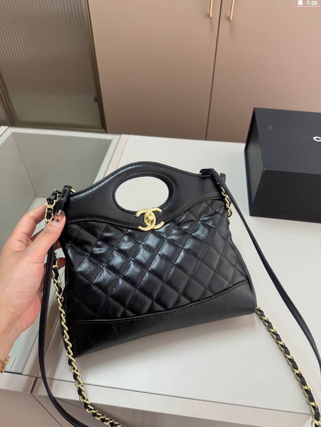 Chanel香奈儿23A 31Bag链条包 手提包 T-26-2尺寸23×22折叠盒
