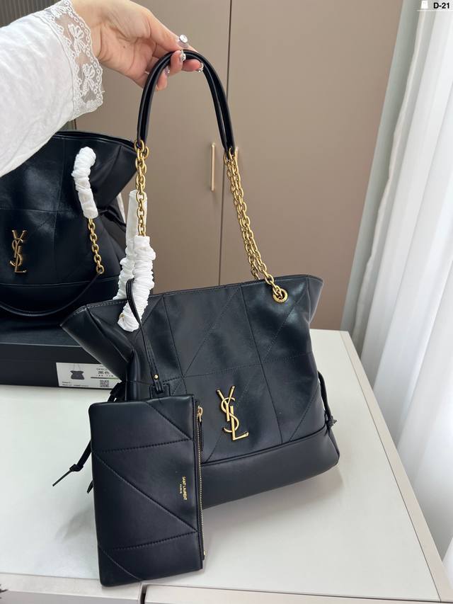 小 Ysl圣罗兰Jamie托特包 Saint Laurent 爆款包 Jamie 皮质细腻韧性强 D-21尺寸30×28 35×33配盒