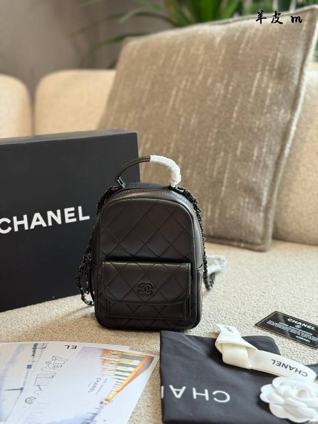 Chanel 25P小书包Mini羊皮 14×19折叠盒包装