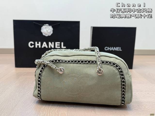 香奈儿Chanel 牛仔系列中古风格 时髦典雅直接封神值得入手 尺寸34 17