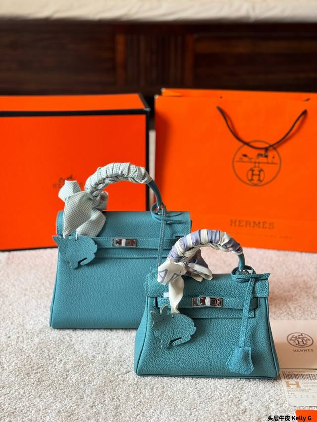顶级原单 纯牛皮 独家经典火爆出货 纯皮 里外纯皮！集万千宠爱与一身 爱马仕 Kelly 凯莉包 专柜万年不下架 原厂激光五金 各路时尚主播 网红 明星不离手