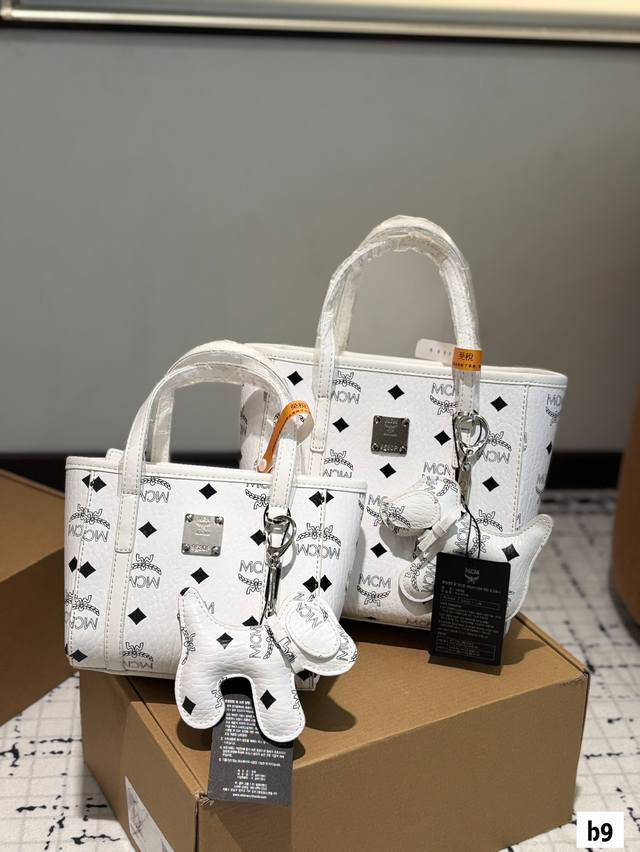 Mcm 原单20Tote 菜篮子 茶金Mc 新款购物袋 菜篮子手提肩背超实用 原单正品东莞Mcm国内代工厂P代加工全包正品工序全方位对花每一针每一线纯手工缝制品