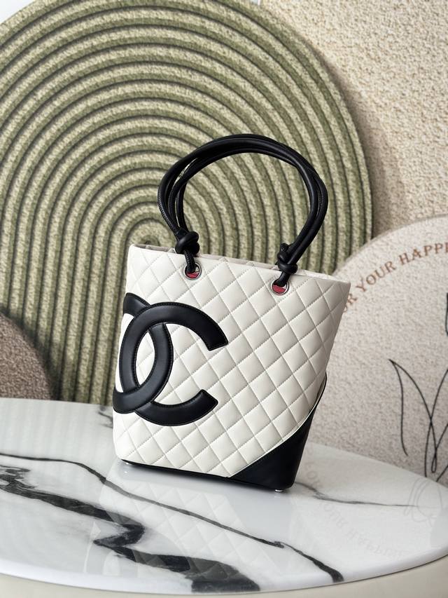 原厂皮 进口小牛皮 原厂出口产品 顶级工艺 大号 白配黑 菜蓝Ohanel