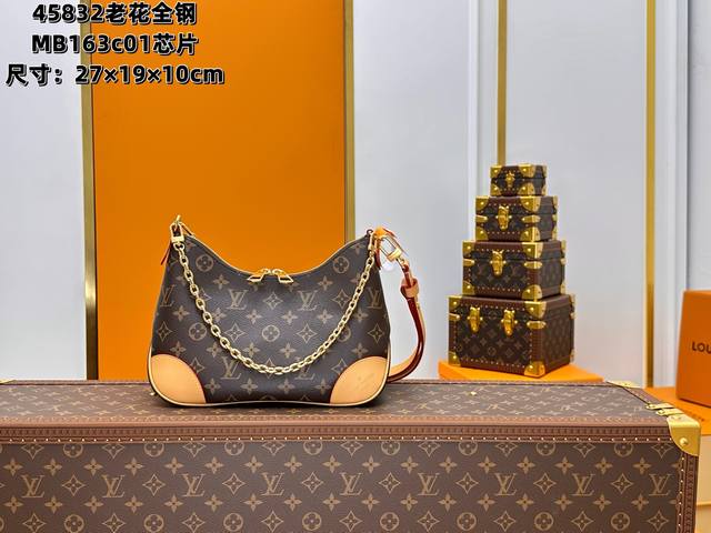 全钢五金 变码芯片 配全套包装 M45832老花黄 代购级免税店品质细节 全钢五金，加厚塑钢清晰雕刻Logo，台湾花料，德国进口头层树糕皮牛皮，Zp一样柔韧度，