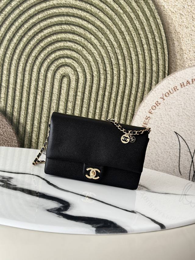 原厂皮 Zp开发 顶级工艺24K鱼子酱中古 无菱格 款翻盖C中古款Cf来啦