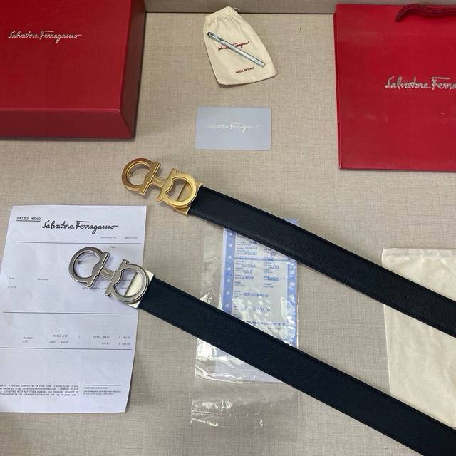 品牌：菲拉格慕Ferragamo 等级：进口头层牛皮 专柜售经典爆款开模。油边精致 电脑车线 手感柔软.实物拍摄无修饰 上身效果超好、长度可裁剪.配专柜全套包装