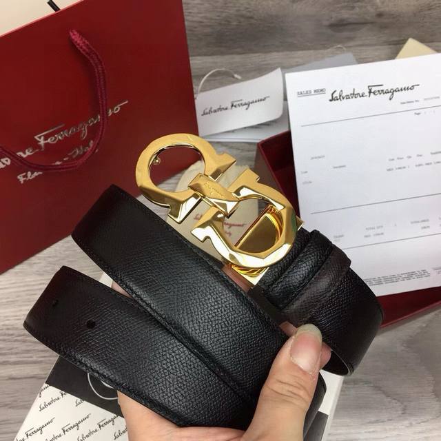 品牌:菲拉格慕 等级：原单专柜同步，原单扣头，原版包装.实物拍摄 材料，意大利进口头层牛皮 编号：宽度3.5Cm