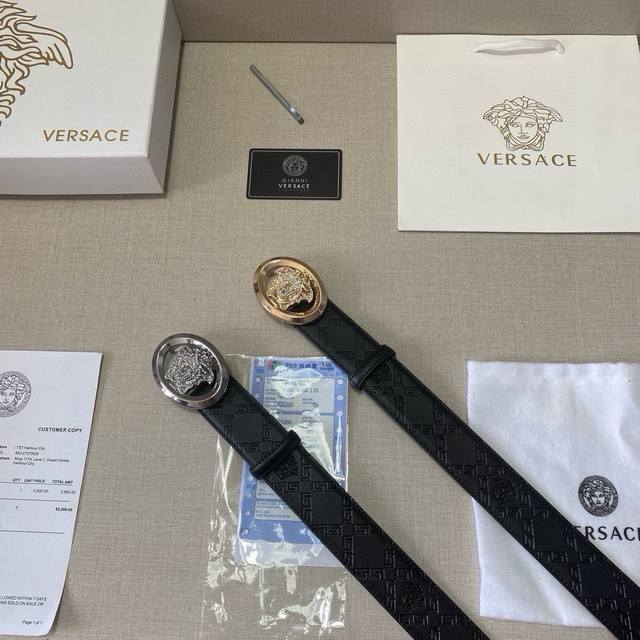 品牌：范思哲 等级：定牛制皮、新开款模。带宽3.8厘米.油精边致 电脑车线 实物摄拍无修饰 上身效果超好、配专柜套全包装.送礼自首带选 送眼打针 扣头：广州原版