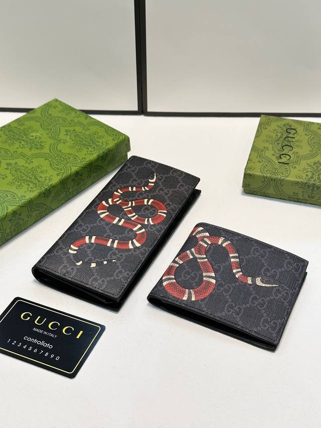 短 长 颜色 黑 咖尺寸 短12X10长19X10古琦专柜款对折一比一pvc配皮手感无敌简约大气