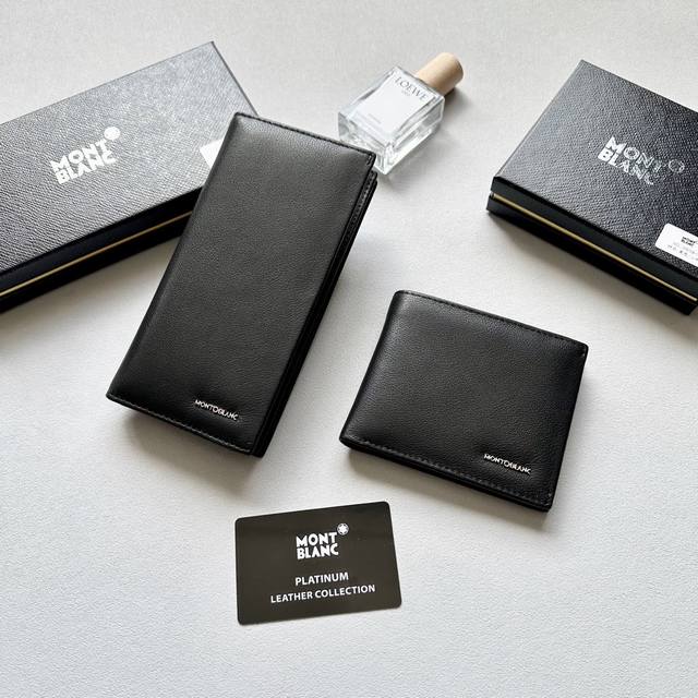 短 长 颜色 黑色 尺寸长19X10短12X10 型号 7038万宝龙专柜款男士软皮长短款对折一比一进口牛皮手感无敌简约大气男士必备