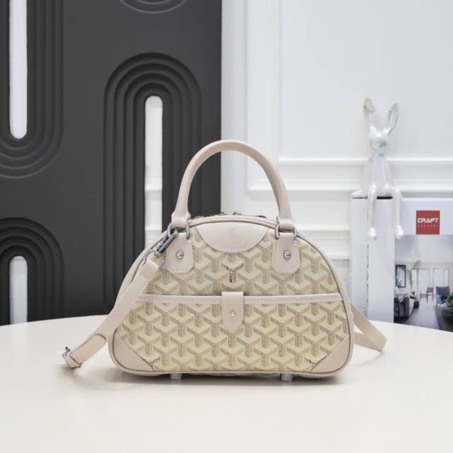 工厂p直销 杏色 保龄球Mini 中古保龄球包Vintage Mini绝版限量老花复古保龄球，经典又精致，可爱又有点酷酷的，盐甜，双拉链袋口拿取方便，杨幂同款，