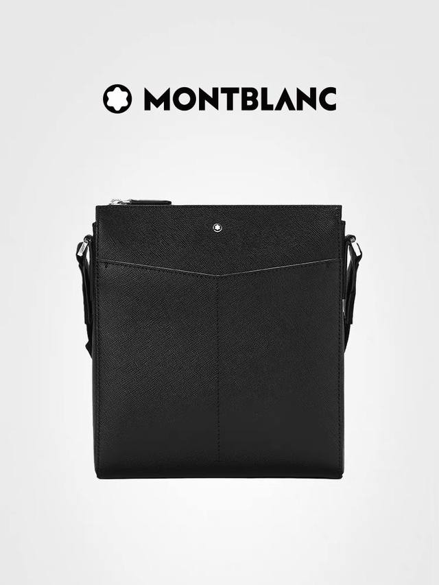 万宝龙-最新款 男士斜挎手提包官网同步 原单品质 采用大班软皮粒纹进口小牛皮制作 皮质柔软 手感超赞 独特设计足以彰显其奢华感 高端大气上档次 百搭单品 型号：