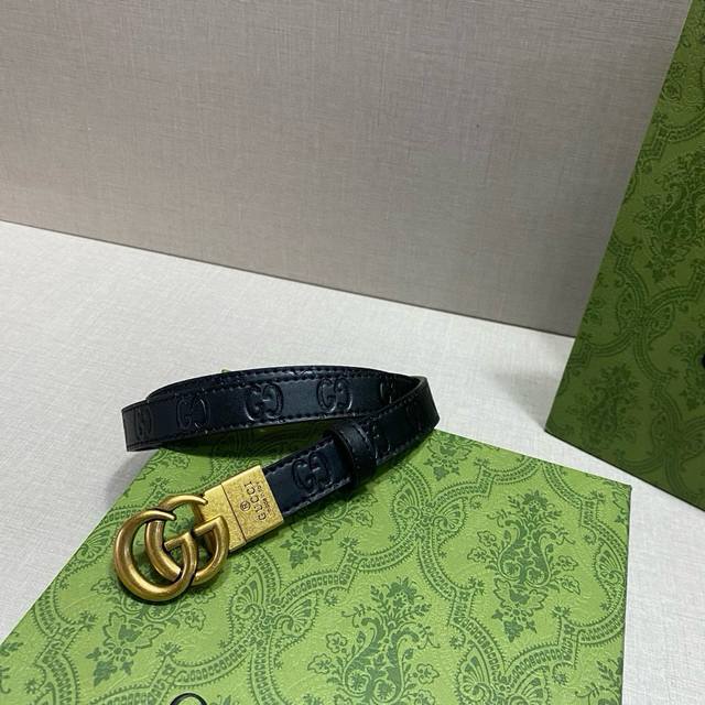 女神装备Gucci 2.0Cm细窄的宽度即仙美又优雅
