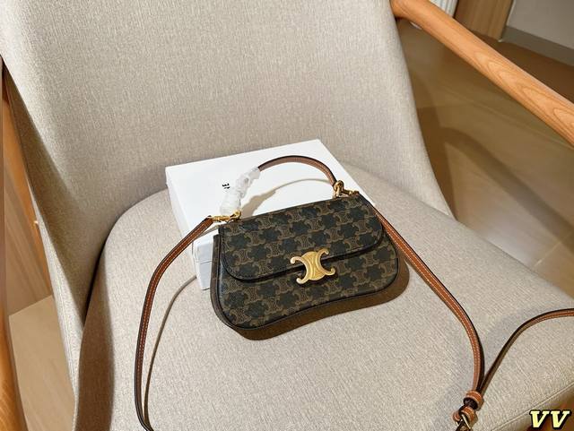 Celine 赛琳 Triomphe凯旋门手提斜挎包 尺寸22×12×5 礼盒包装 Celine 赛琳 Triomphe凯旋门手提斜挎包 尺寸22×12×5 礼盒包装