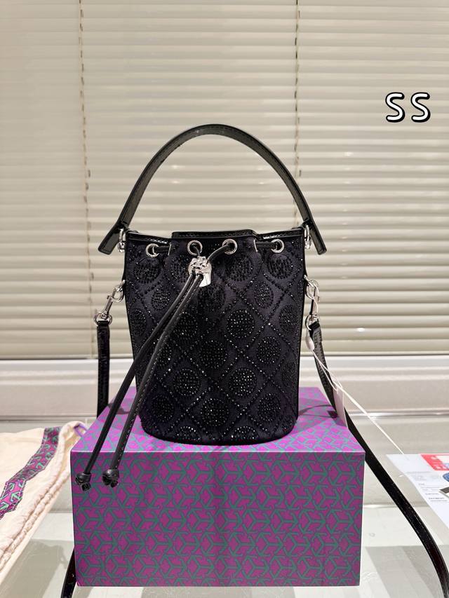 折叠盒尺寸15.16 托里伯奇Tb 水钻抽绳水桶包