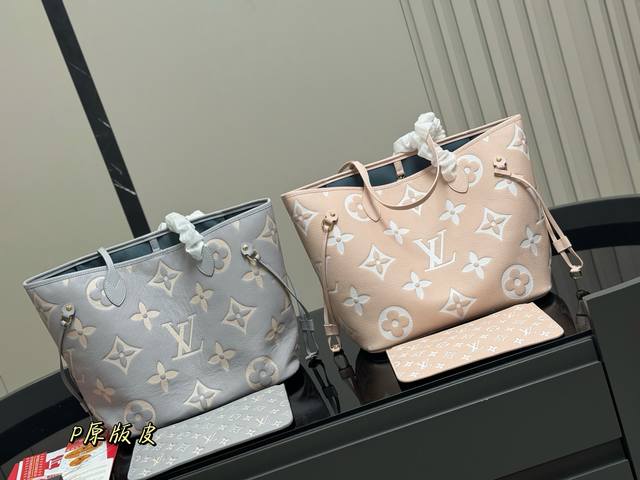 配盒 Size： 32底*28高Cm Lv Neverfull 新款购物袋！ 骨灰级产物！ 经典到无可复制！ 有质感！有味道！