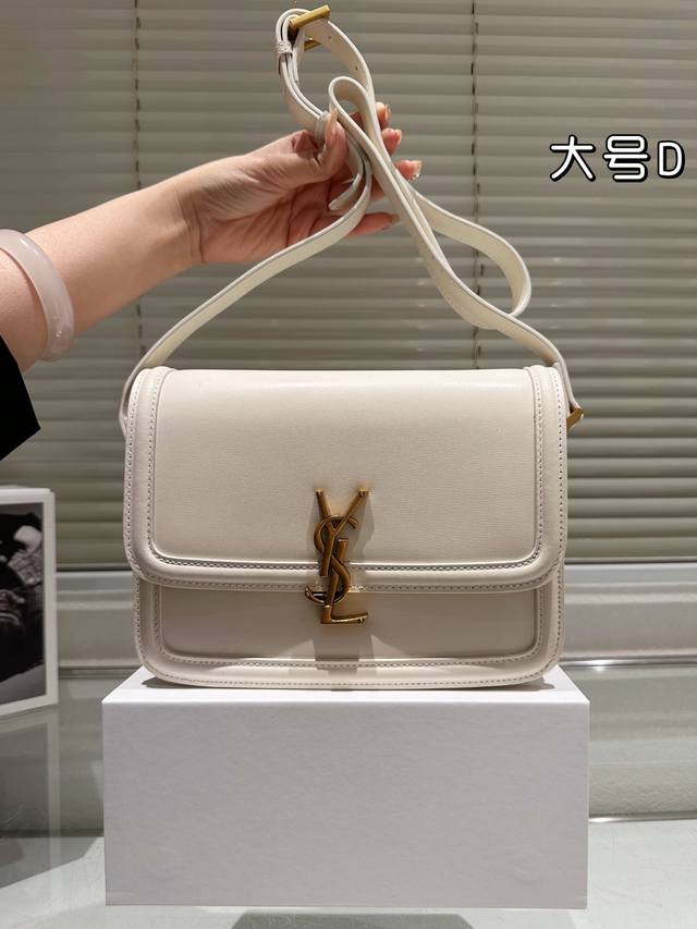大号 Ysl豆腐包原单 It Bag_必火爆款， Ysl Solferino 原厂细牙签纹Box牛皮， 手感及皮面的柔韧度都非常好！ 全新设计的“L”字母上下对