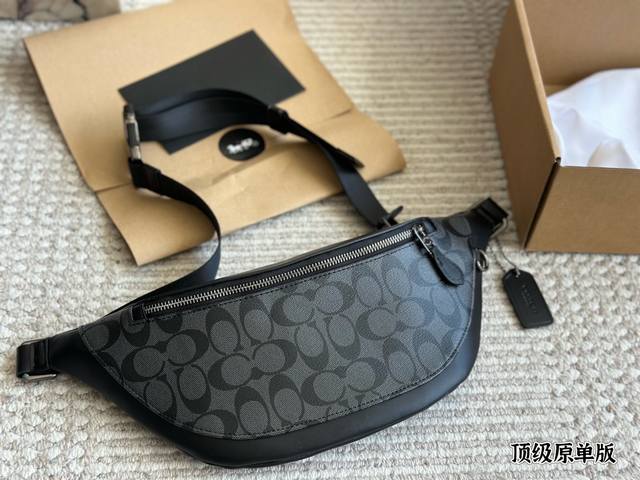 原单版 包包推荐 Coach Warren男士腰包这款男腰包真的是Yyds 潮男怎么搭都非常好看 Lv同款但价格p超级平价 43 16Cm 配盒