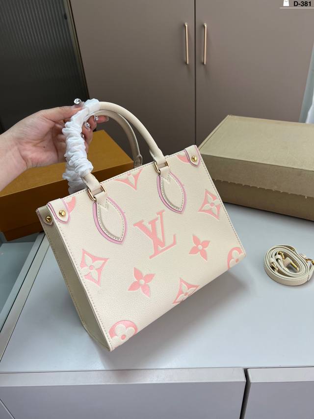 全钢五金芯片版本 Lv Onthego Bb丛林托特包 路易威登Lv 老花 Logo Onthego 作为经典款之一，它是有绝对的优势 D-381尺寸25×20