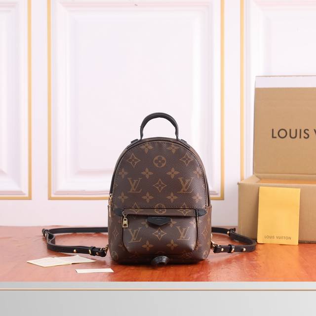 m44873 新版 Mini 背包 Monogram Backpack Mini 双肩包彩色花Nicolas GhesquièRe赋予此款背包惊人的风格变化，将