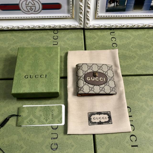 顶配版 配绿盒包装G家专柜品质！原单皮质！采用进口顶级牛皮皮质实物实拍，款号：473954！颜色：啡黄色／小虎头！尺寸：12X10Cm