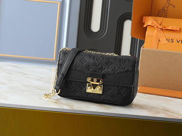 升级原版 M46199 M46201 M46200 M46127 M46126 本款 Marceau 链条包取材 Monogram Empreinte 压纹皮革