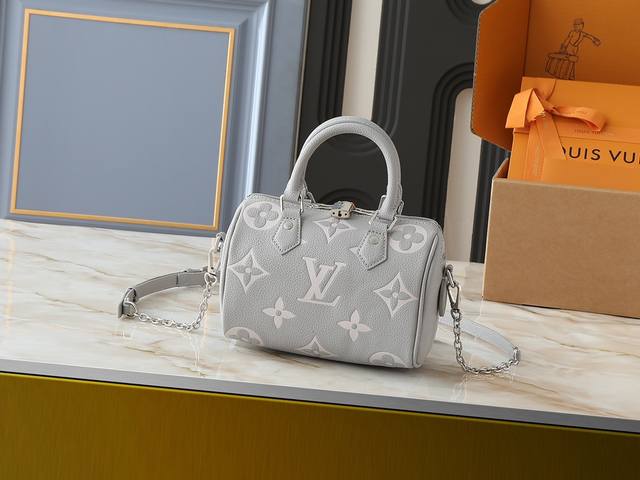 升级原版 M12713 M58953 M46875奶茶色M46883白配蓝M46518粉色 M46517蓝色M46575顶级原单本款 Speedy Bandou