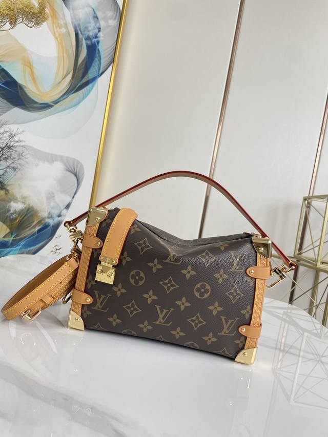 变码芯片顶级原单M46358 尺寸: 21×14×6Cm Side Trunk 谷爱凌盒子包