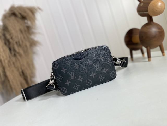 顶级原单 M80741黑花 N60418 黑格 尺寸：18.5*11*6.5Cm