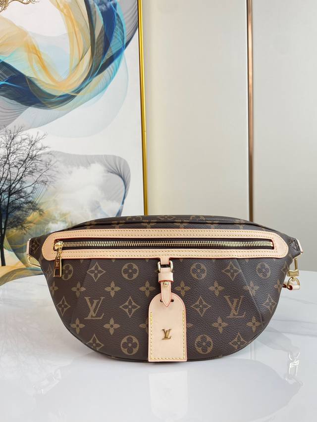 顶级原单 变码芯片 M46784 尺寸: 38×16×8Cm Bumbag 老花腰包