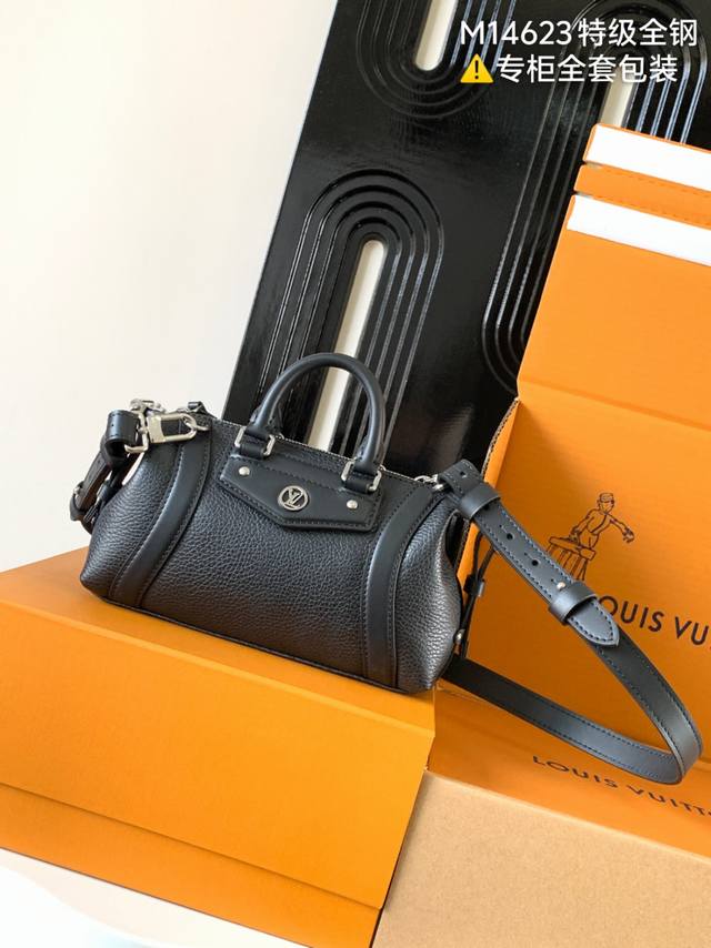 独家首发型号:M14623 特级加强版 皮料是正品代工厂P意大利A级菱形皮料，专柜同步变码芯片，是在于品质、全钢五金、面料、手工、油边、A级高品质出品、全面再次