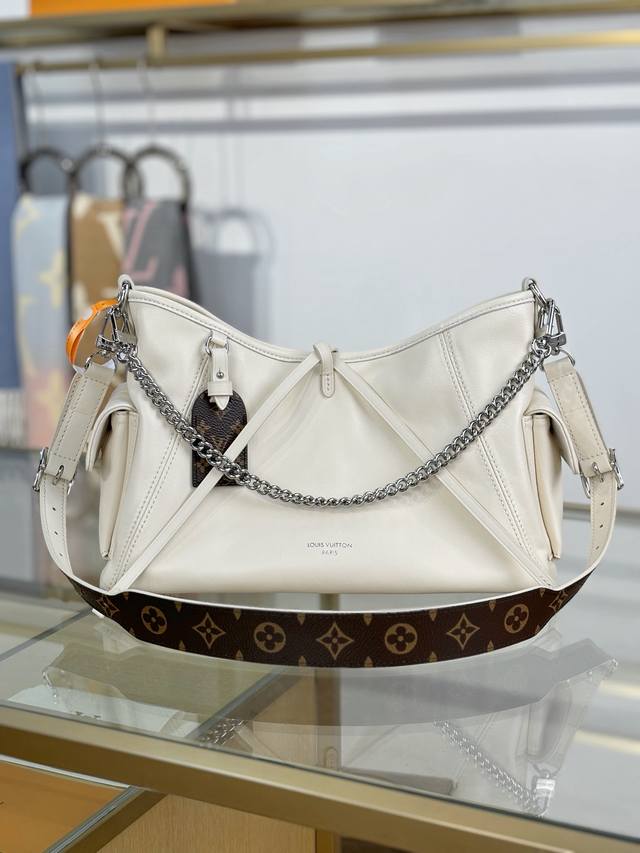 出厂价P 特级Mb芯片版原厂皮 Carryall Cargo 小号手袋 型号：M12919白色 材料：A级全钢五金，进口原厂面料 包装：全套原厂免税Mb包装 尺