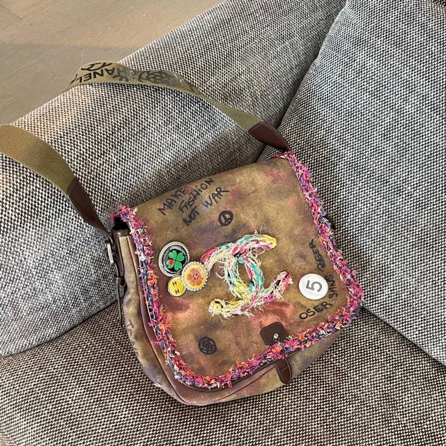 chanel Vintage反战包 小号 尺寸：30X30Cm