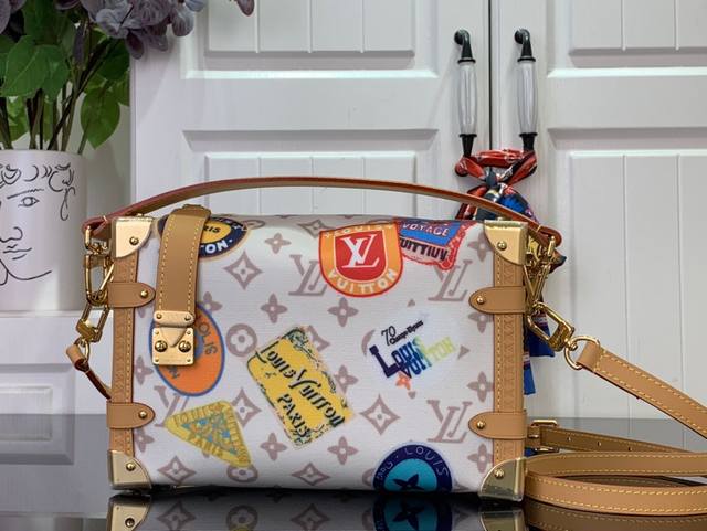 顶级原单 特惠 Side Trunk 中号手袋 M14606 徽章 本款 Side Trunk 中号手袋出自 Flight Mode 系列，令 Monogram