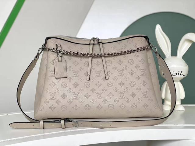 出厂价P 海外原单 独家实拍 Mahina Hand It All 大号手袋24133灰 M24133白 24132黑 镂空 用Maison的独家打孔处理的牛皮