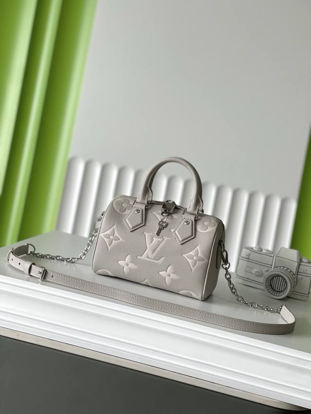 m14207 20.5×13.5×11 Speedy 全皮枕头包