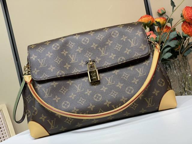 顶级原单复刻独家实拍 Hide Away 中号手袋 M14473 老花 单肩 Hide Away 手袋取材 Monogram 涂层帆布，将利落线条与品牌传统元素