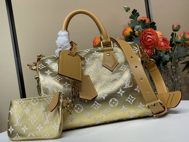 顶级原单复刻独家实拍 Speedy P10 BandoulièRe25 手袋 M11561 湖水蓝 M11562 紫色 M24443 棕色 M24426 黄色