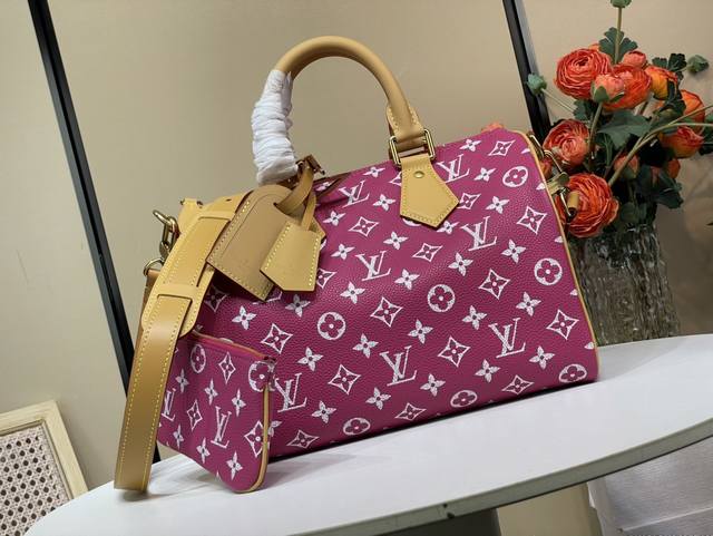 顶级原单复刻独家实拍 Speedy P10 BandoulièRe 30 手袋 M14077 绿色 M14067 红色 M13914 粉色 M13904 黑色