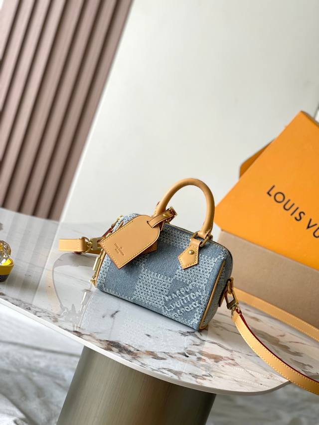 特级Mb芯片版原厂皮 方格牛仔 本款S批Eedy 18 Bandouliere 型号：M40682牛仔动态芯片版 材料：A级全钢五金，进口原厂面料 包装：全套原