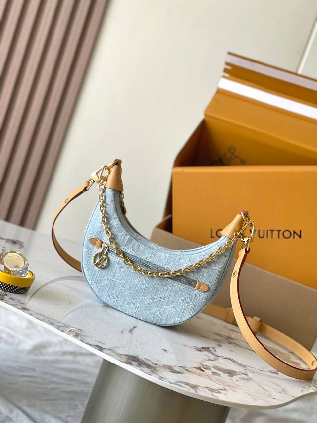 特级Mb原厂皮 Loo批 手袋 型号：M24846蓝色动态芯片 材料：A级全钢五金，进口原厂面料 包装：全套原厂免税Mb包装 尺寸：29*24*12Cm