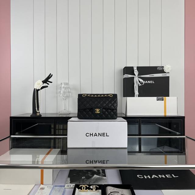 升级版白金版 正品级 春夏新品 全钢浅金浅银金属 Cf 25Cm 非常有女性优雅气质 具备Ch Nel Cf的性感魅力 经典百搭号称历史销售总冠军仙女们衣柜里不