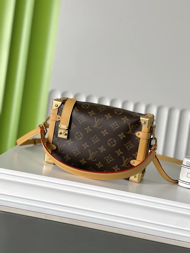 厂价 最高版本原厂皮顶级原单配专柜全套包装 顶级原单 实物实拍 M46358 尺寸: 21 14 6Cm side Trunk 谷爱凌盒子包