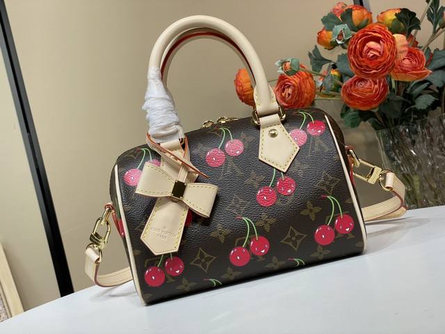 顶级原单复刻独家实拍高品质 m13094新款 丝印樱桃原厂皮 特级做工 163芯片 大货实拍