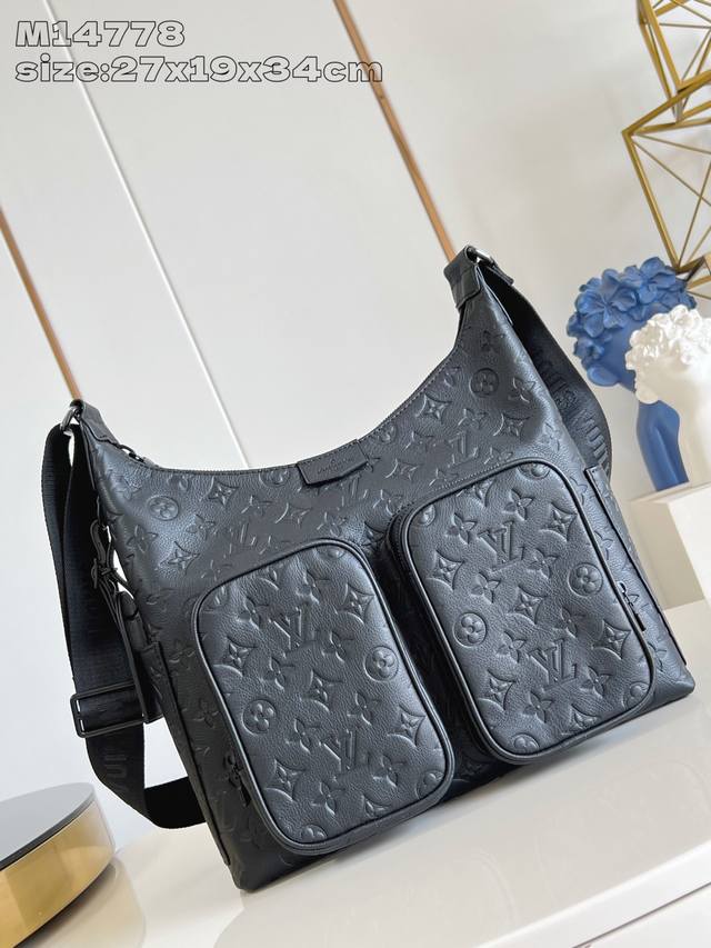 出厂价p 顶级原单 M14778 本款 Hobo Cargo 手袋取材柔软 Monogram Shadow 牛皮革 以 Monogram 压纹图案流露典雅气息