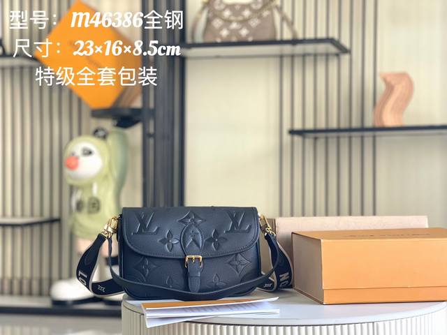 特级配全套包装 变码芯片 特级全钢五金 原厂皮 M46386 黑色 皮料是意大利A级皮料是在于品质 五金 面料 手工 油边 A级出品 图片跟产品一致丶配全套包装