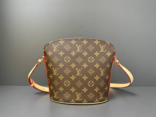 顶级原单复刻独家实拍M51290 复古斜挎包 老花斜跨单肩女包 贝壳包 22Cm X 20Cm X 10Cm