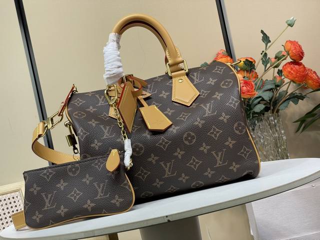 顶级原单复刻独家实拍 Speedy p10 Bandouli Re 30 手袋 M14077 绿色 M14067 红色 M13914 粉色 M13904 黑色